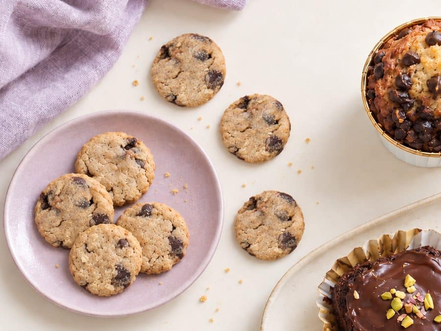 SLB lactation cookies and a brownie from above